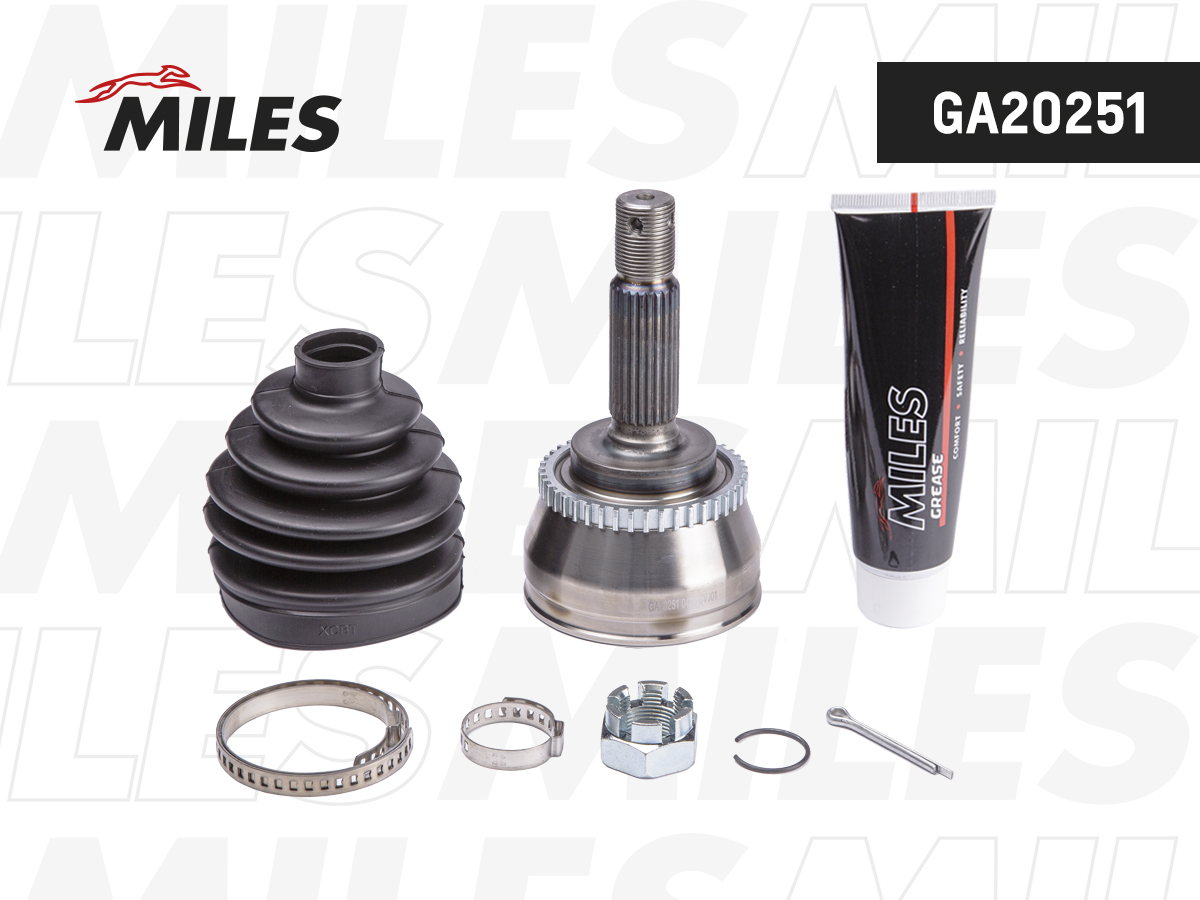 ШРУС MILES ШРУС MITSUBISHI CARISMA/GALANT 1.8-2.0 95-06 нар.(ABS)