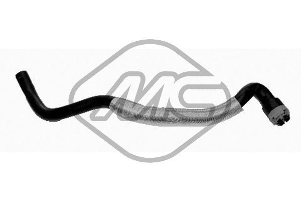 Патрубок термостата Opel Astra G 2.0DTL_METALCAUCHO