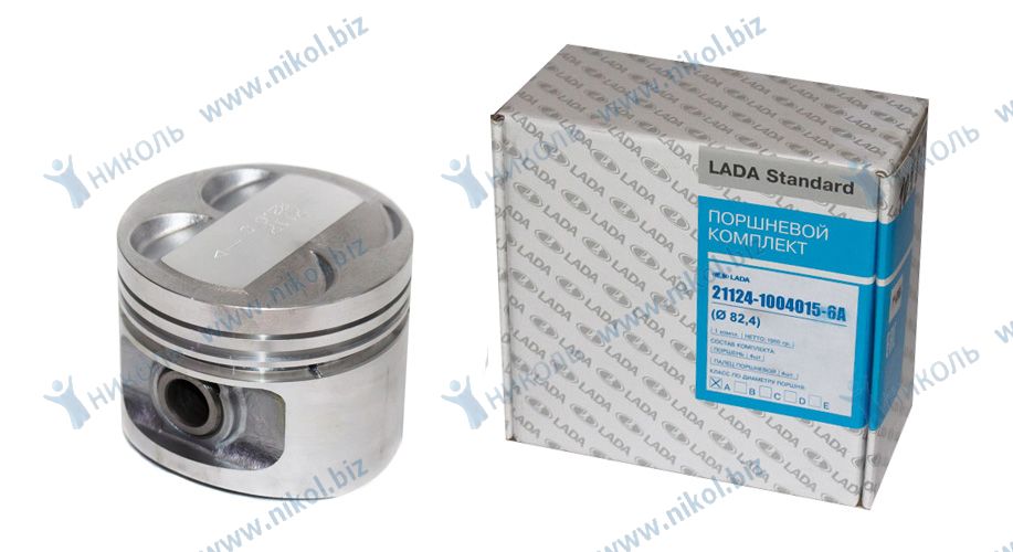 Поршень 21124 (82,4) LADA Standard группа A (с пальцами)