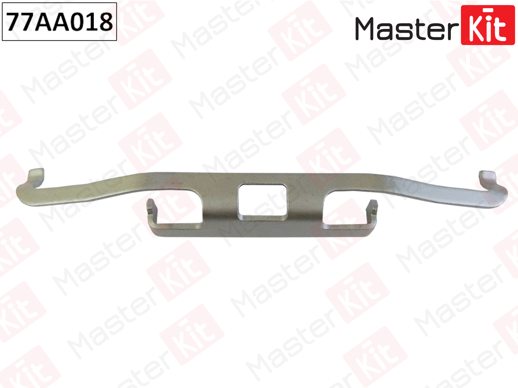 Комплект установочный тормозных колодок MASTERKIT 