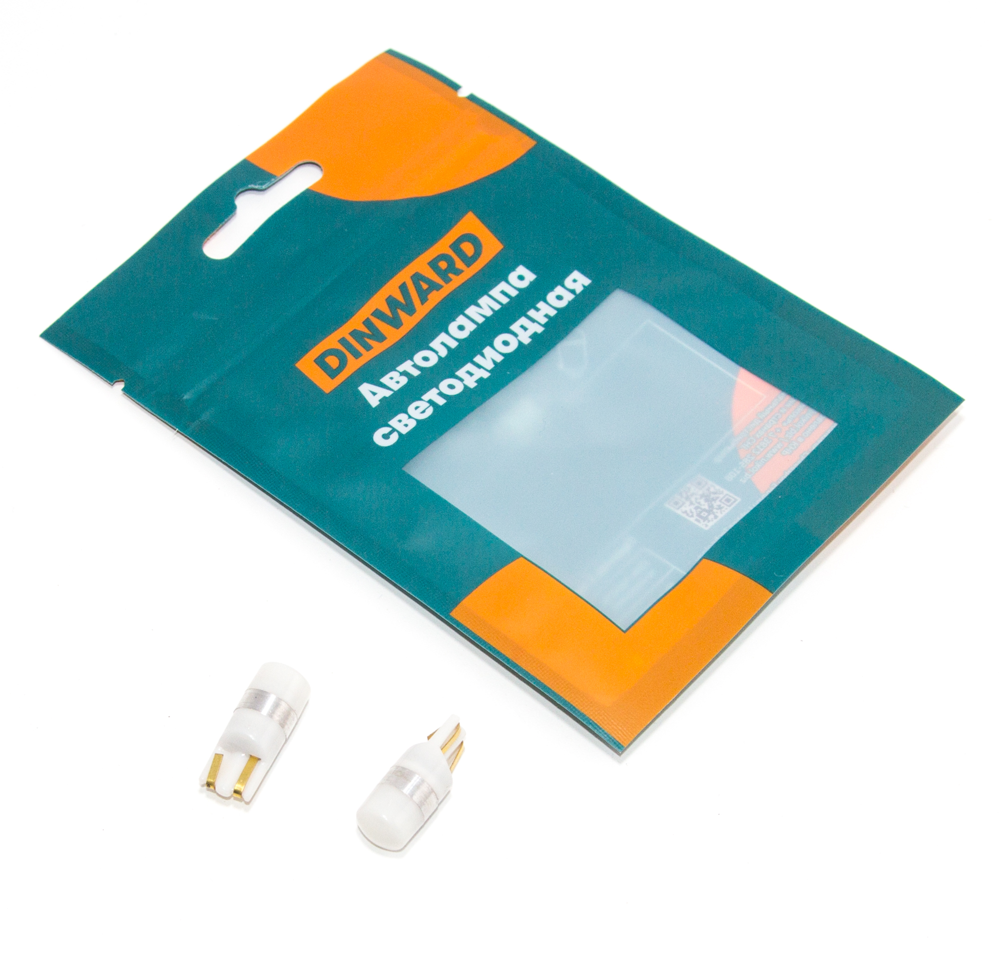Лампа светодиод 24-5 б/ц (габ., пов.) бел 1SMD диод PH MT 24V 3W DINWARD W2.1х9.5d (к-т=2шт)