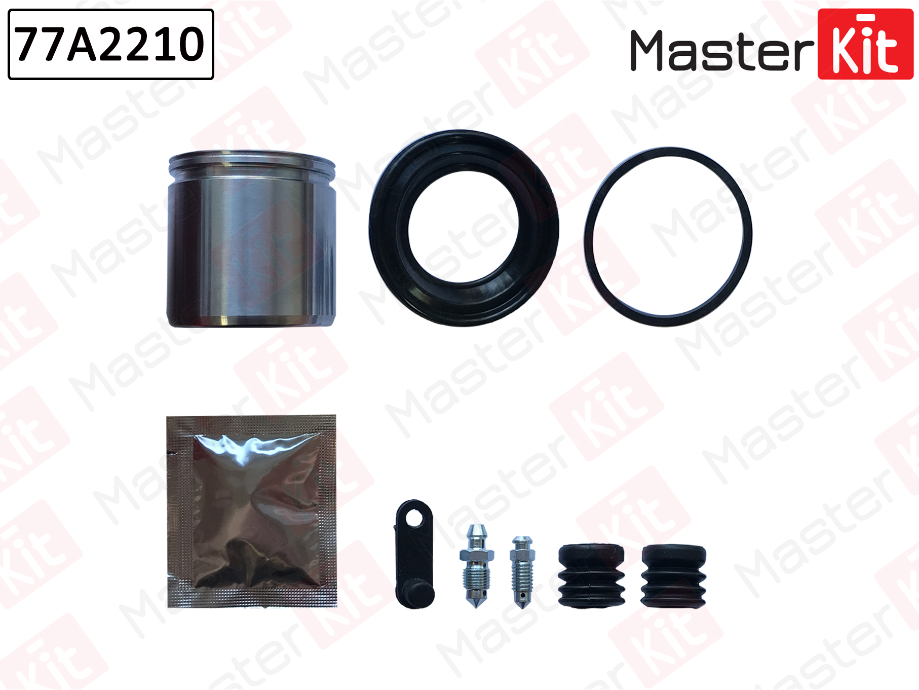 Ремк-т MASTERKIT тормозного суппорта+поршень FIAT TIPO 03-93->09-95, VOLKSWAGEN TRANSPORTER IV 07-90