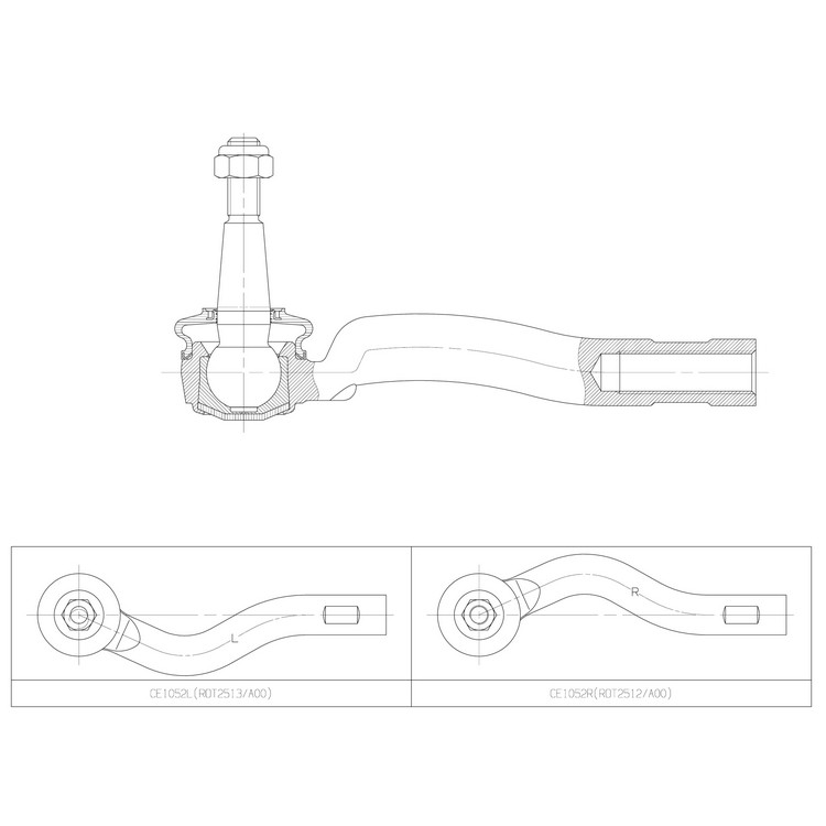 Наконечник рулевой CADILLAC CT6 2016-2020 FRONT AXLE