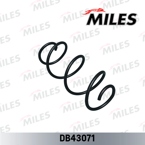 Пружина NISSAN MICRA K12 1.0/1.2/1.4 02- передняя MILES