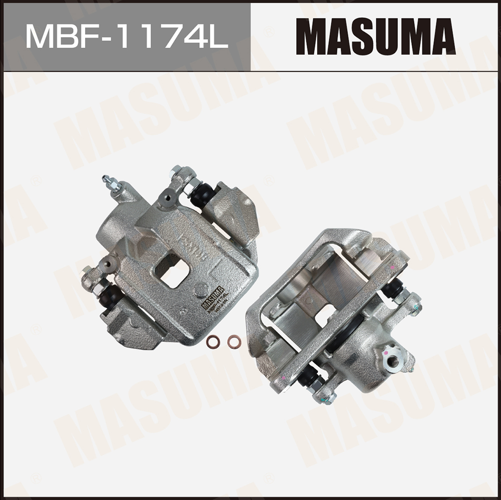 Суппорт тормозной Toyota Land Cruiser 100 02-07 задний LH со скобой Masuma
