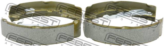 Колодки тормозные Toyota Fortuner 16-, Hilux 05- задние барабанные \ FEBEST 0102-GGN25R