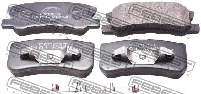 Колодки тормозные Mitsubishi ASX 10-, Outlander XL 06-12, Pajero 00-07 задние \ FEBEST 0401-KH8WR