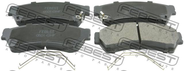Колодки тормозные Mazda 6 (GH) 08-12 передние \ FEBEST 0501-GHF