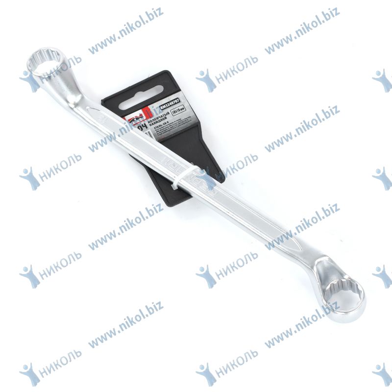 Ключ накидной коленчатый 18*19 CrV холодн штамп RedMark
