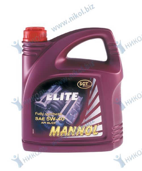 Масло MANNOL Elite 5W40 SM/CF (4л) с