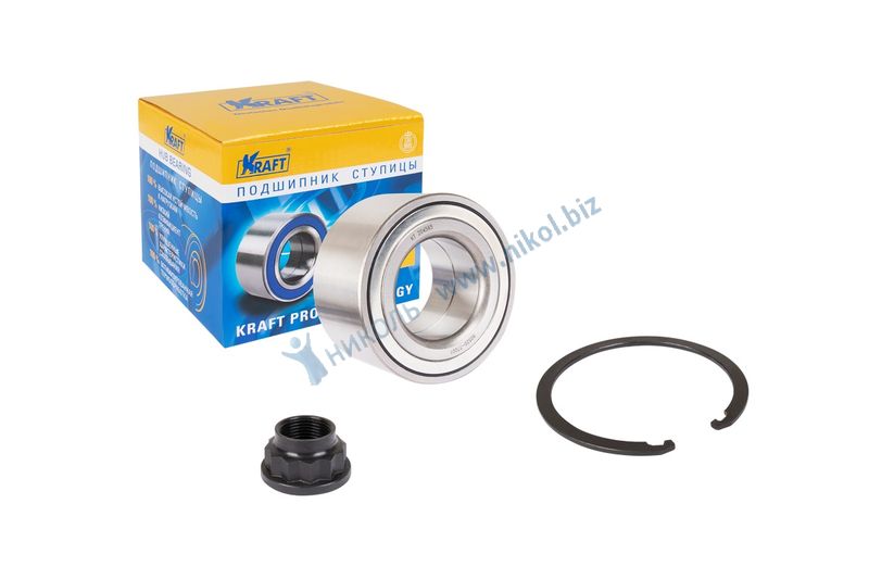 Подшипник ступицы Toyota Avensis 05-08, Camry 01-06, Corolla 04-09; Lexus RX 04-08 передней Kraft*