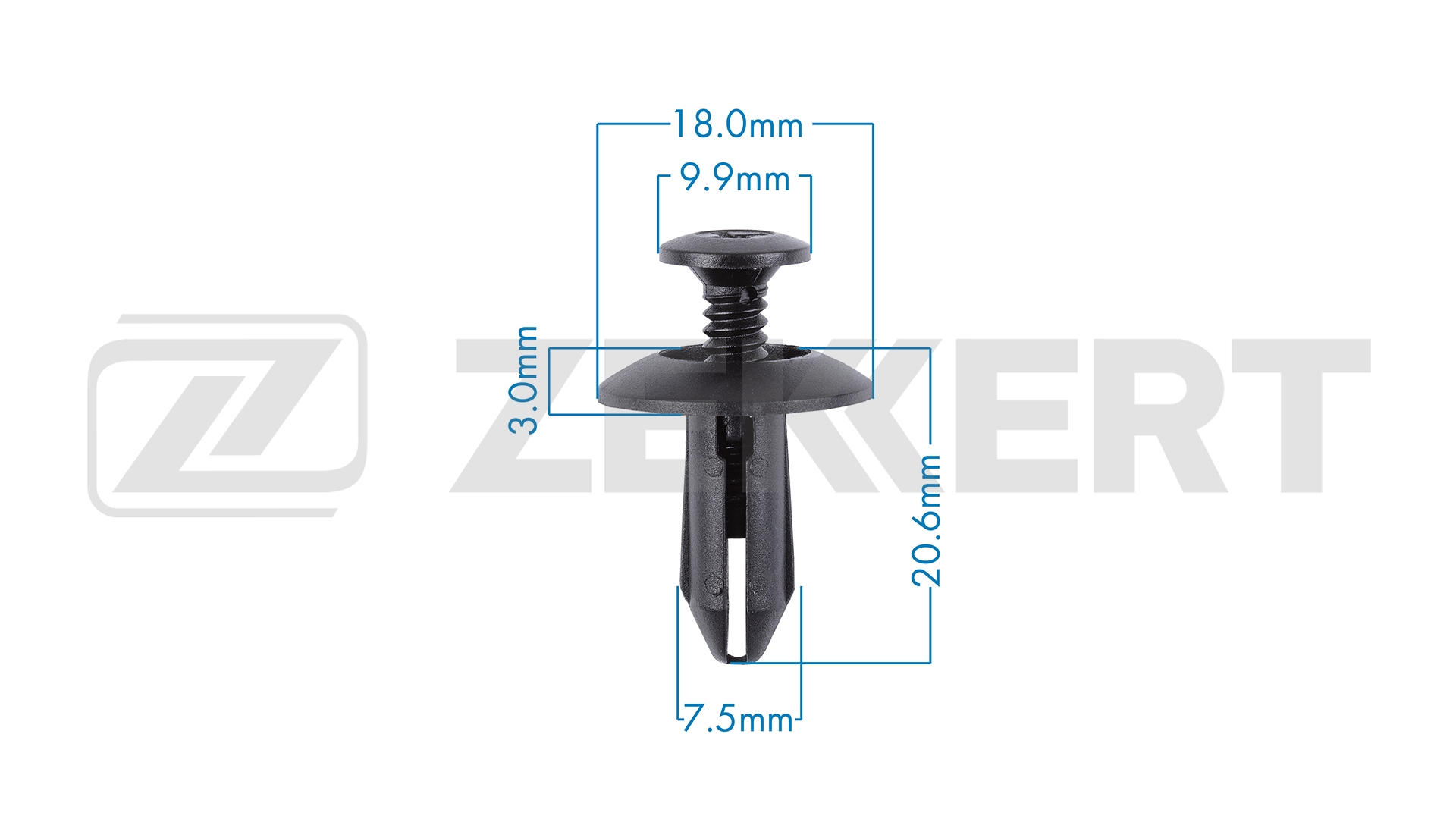 Клипса крепёжная Chrysler Ford (миним. кол-во заказа 10 шт)