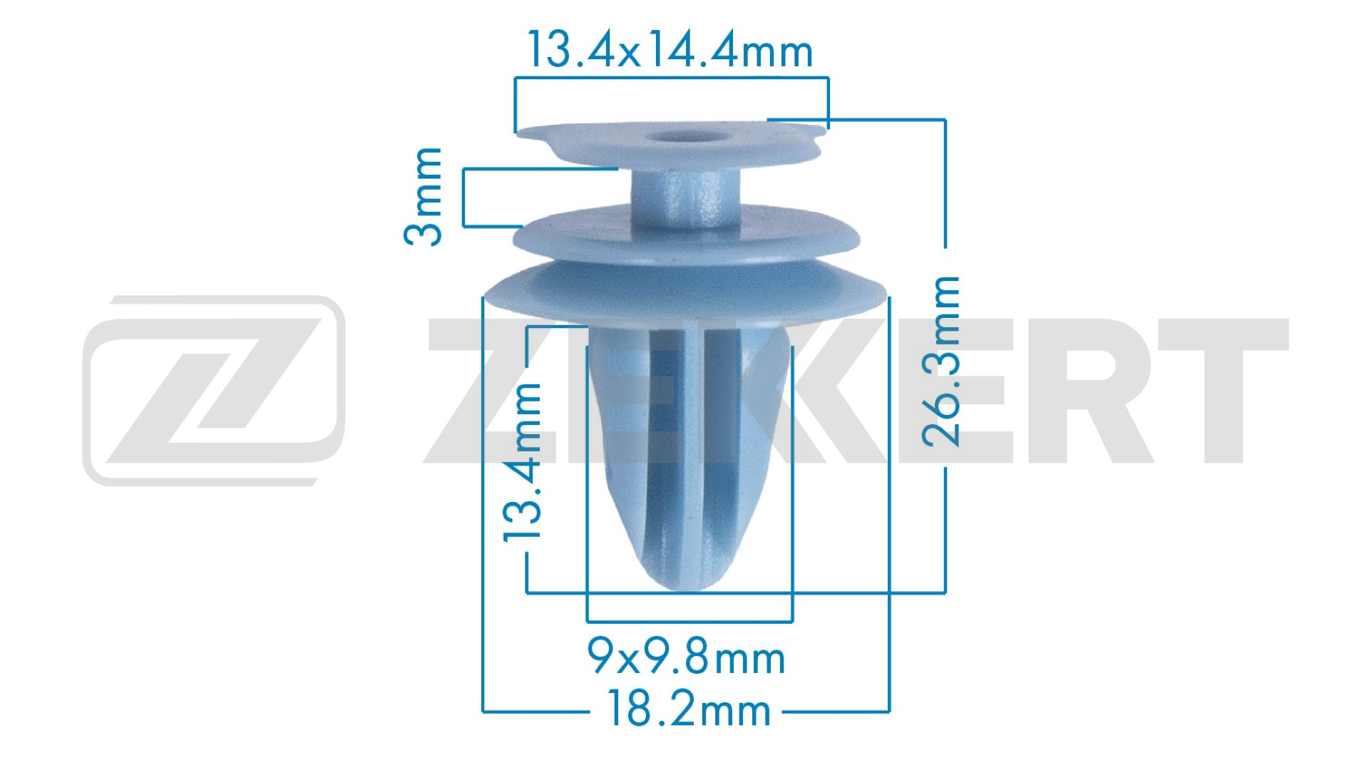 Клипса крепёжная Honda (миним. кол-во заказа 10 шт)
