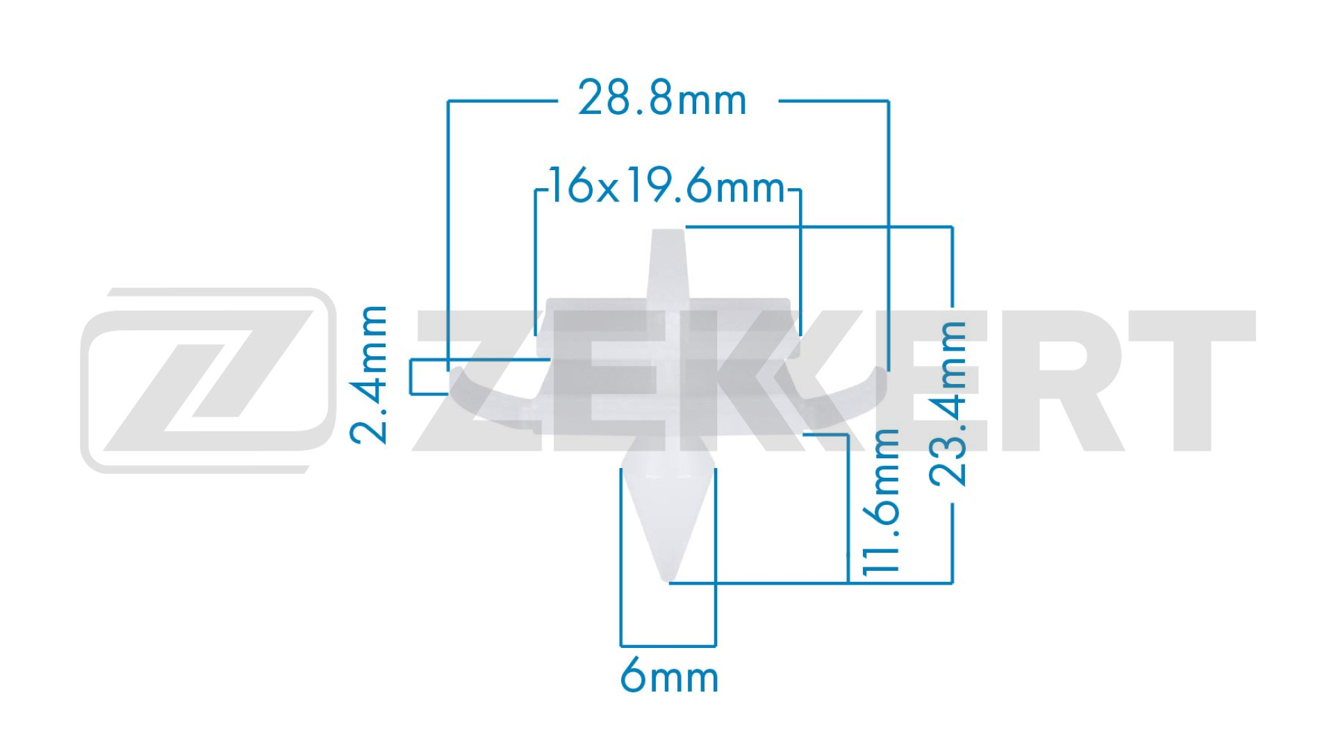 Клипса крепёжная BMW (миним. кол-во заказа 10 шт)