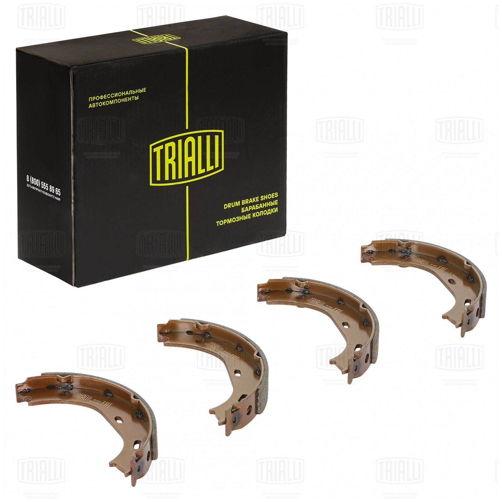Колодки тормозные Mercedes W123 (76-) барабан. ст. тормозные 160x25 Trialli
