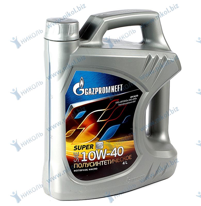 яяМасло Gazpromneft Super 10W40 SG/CD (4л) п/с