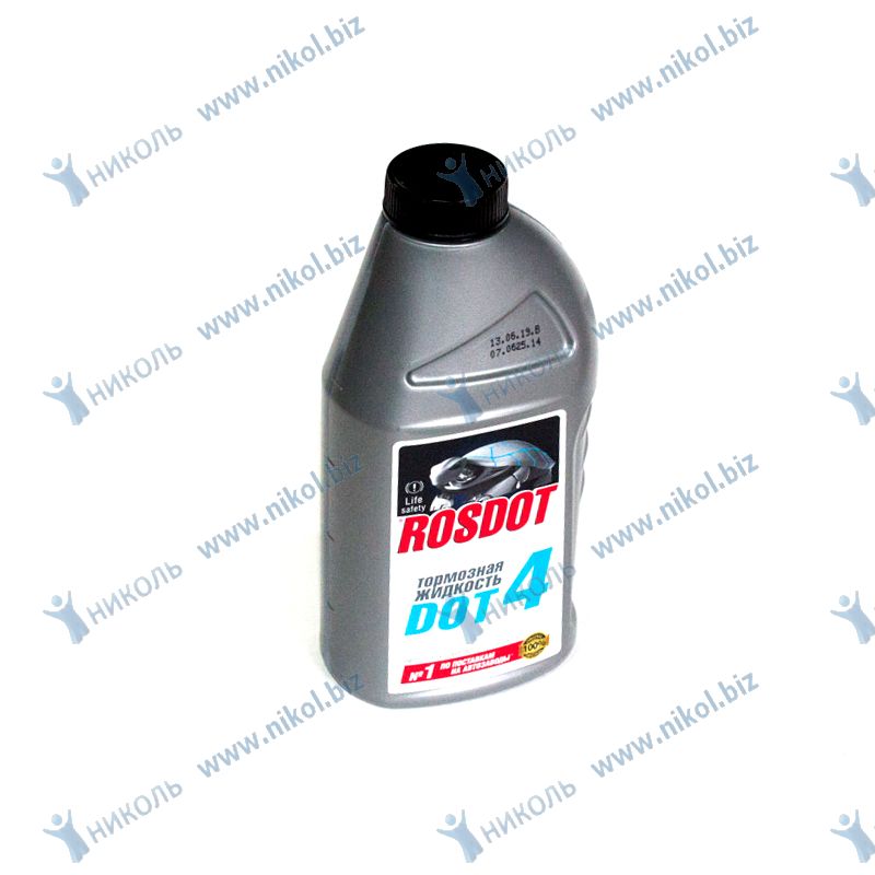 Жидкость торм DOT4 ROSDOT Дзержинск (455гр) коробка 25шт