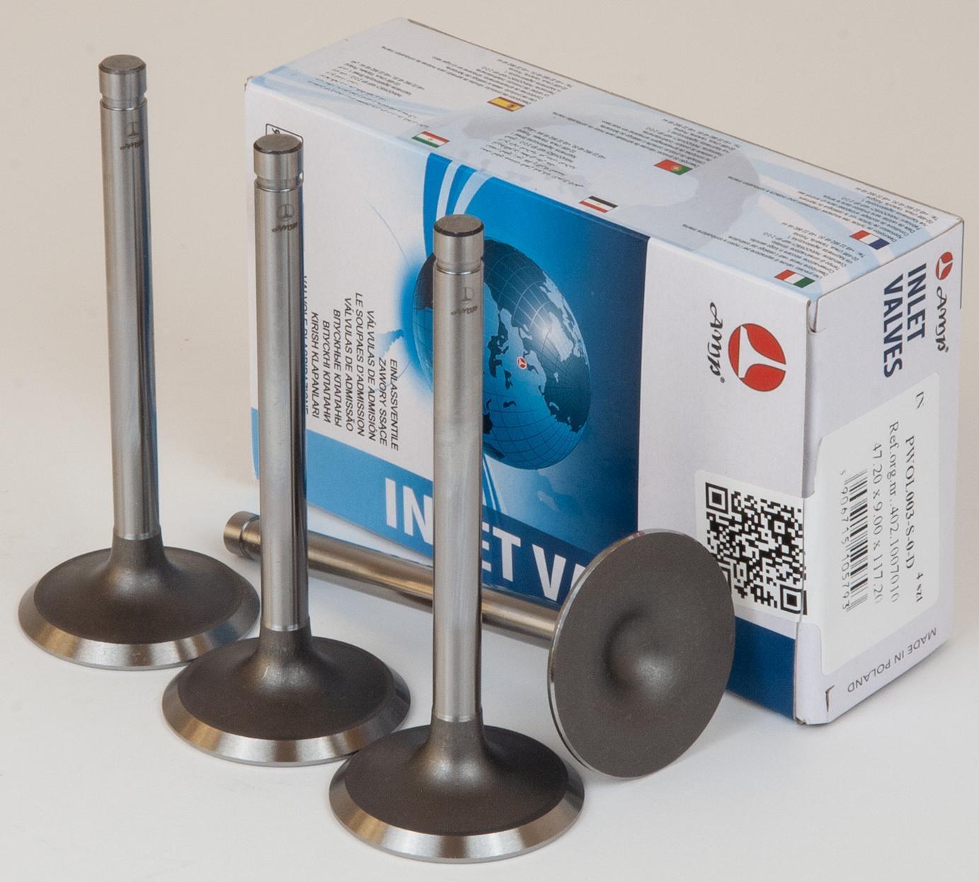 Клапан двс 402, 511 впускной 4 шт. AMP 