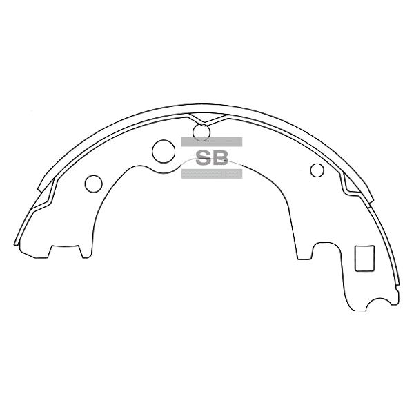 Колодки тормозные SANGSIN BRAKE