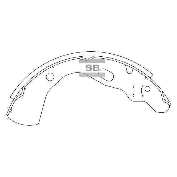 Колодки тормозные SANGSIN BRAKE