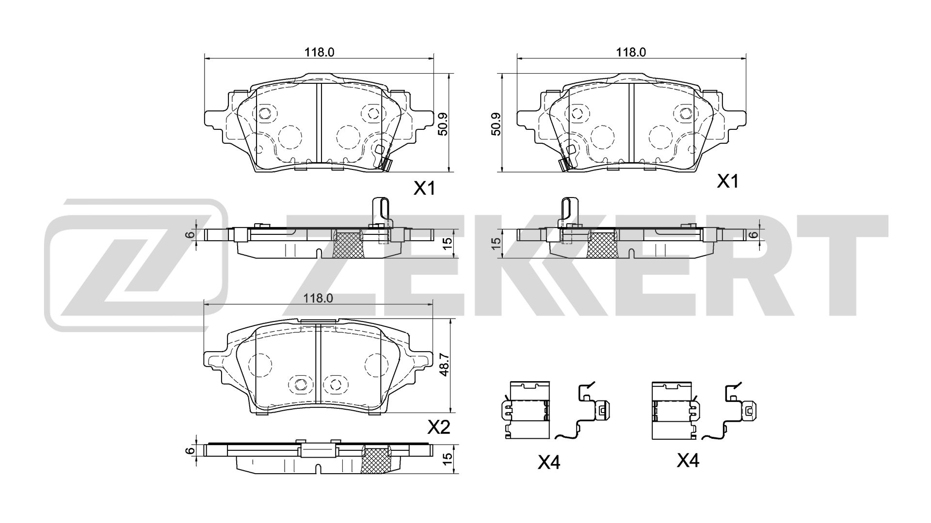 Колодки торм. диск. задн. Toyota Corolla (E210 A10 H10) 19- C-HR (X10) 16- Toyota Yaris (P210 A