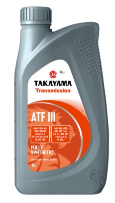 Масло Takayama ATF III пластик 1л
