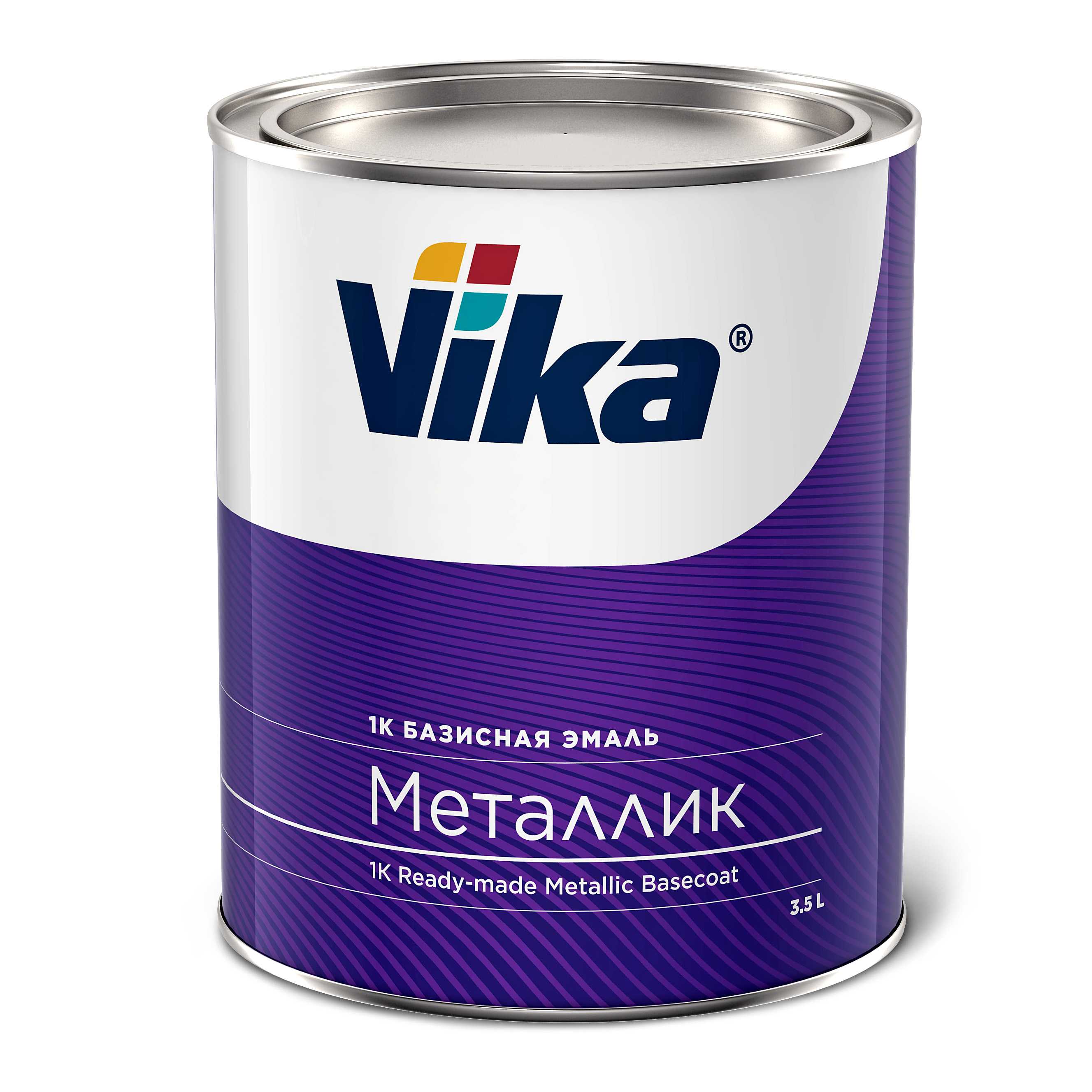 Автоэмаль Vika металлик 627 жимолость 0.75 л