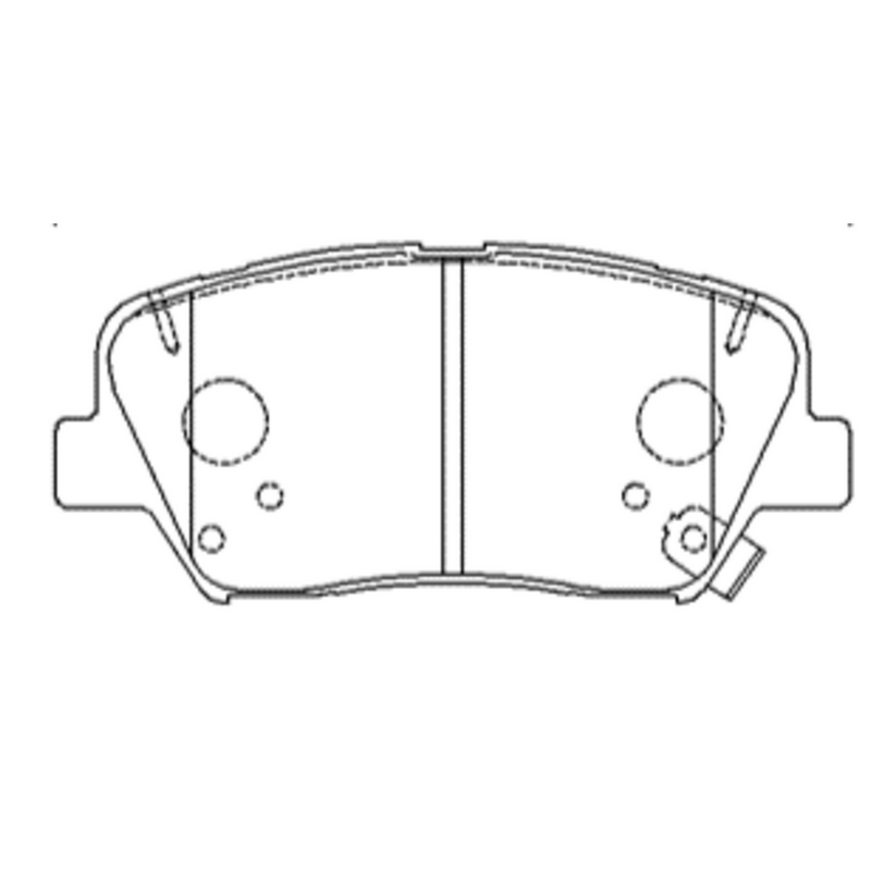 Колодки тормозные Hyundai Elantra 11-, Kia Ceed (JD) 12-, Kia Sorento 09-, Cerato 13- передние \ CTR GK1516P