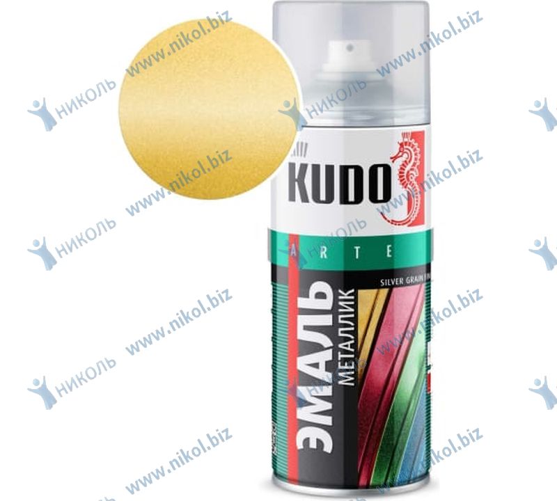 Краска аэроз золото вечное KUDO (520мл)