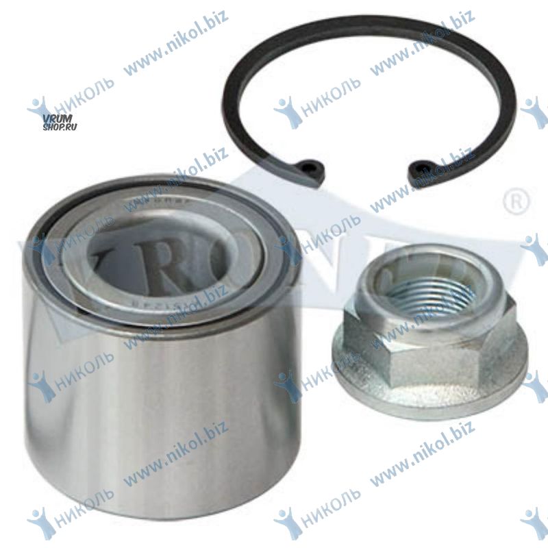 Подшипник ступицы Renault Clio III (05-) задней (рем. к-т) KRONER
