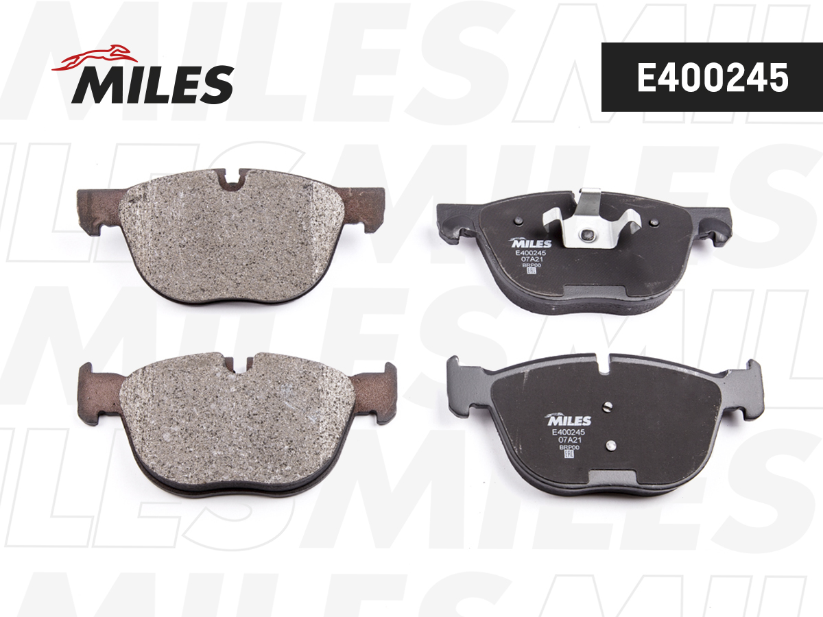 Колодки тормозные BMW X5 (E70, F15) 06-, X6 (E71, F16) 08- передние Miles Low-metallic