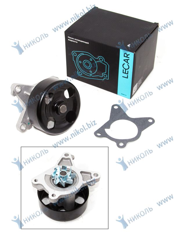 Помпа Nissan Qashqai (06-22), X-Trail (07-14),Tiida (04-12),Renault Fluence (09-17) LECAR 210101GZ0A