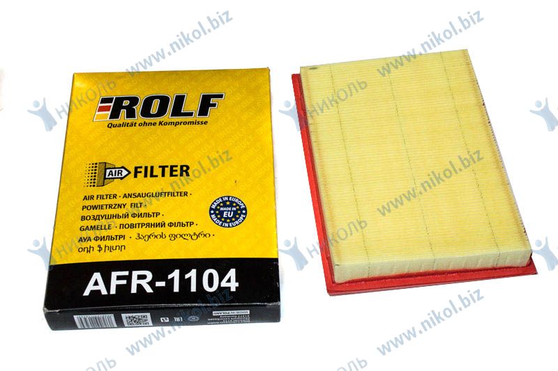 Фильтр возд Nissan Sunny Rolf AFR-1104 (аналог FILTRON 154) 16546-3J410