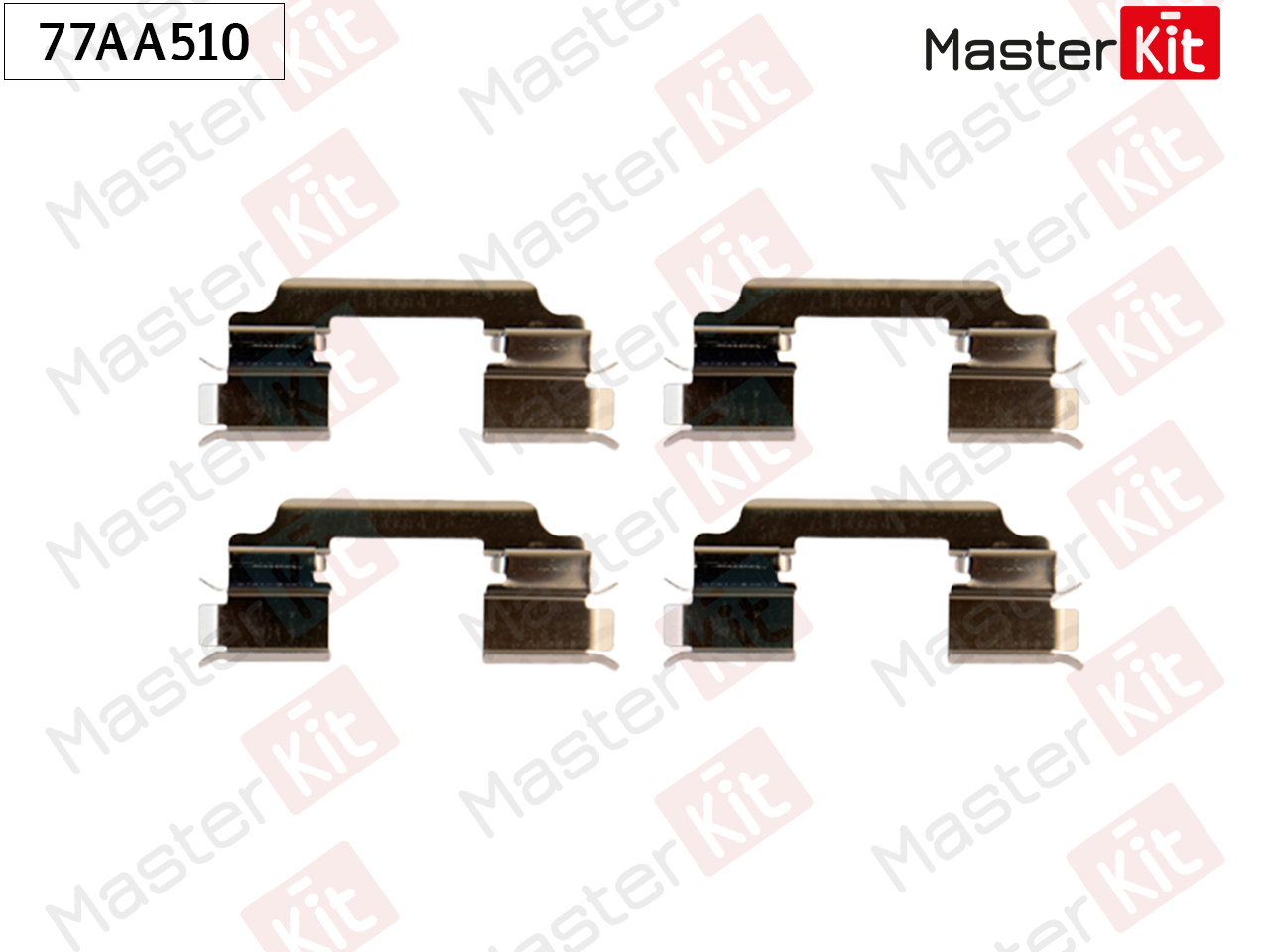 Комплект установочный тормозных колодок MASTERKIT Mercedes-Benz S-CLASS (W222, V222, X222) 2013 -