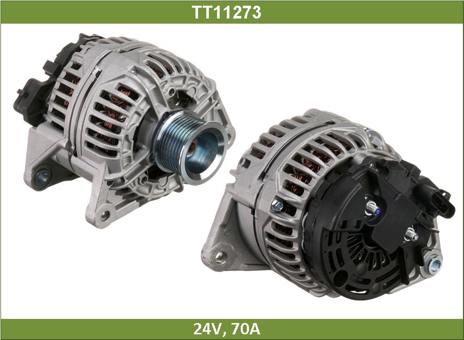 Генератор КАВЗ-4230,ПАЗ-3237,КАМАЗ-6515 Iveco 24V, 70A, 8-Groove Tesla Technics