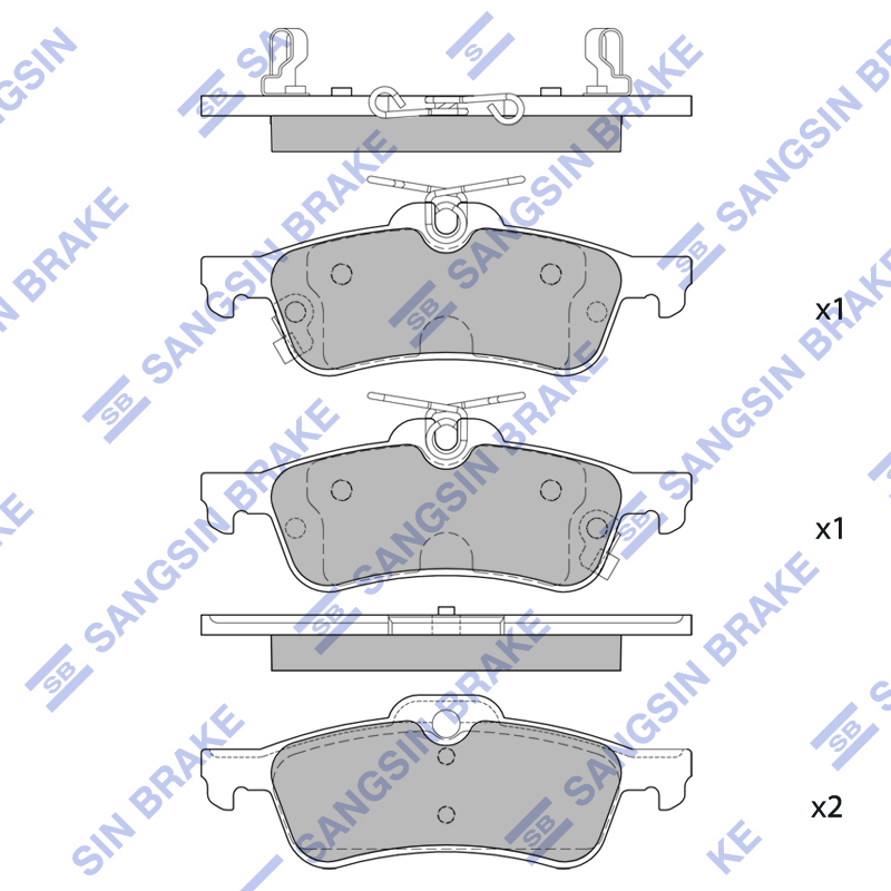 Колодки тормозные SANGSIN BRAKE