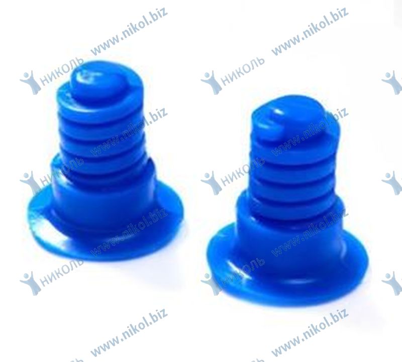 Отбойник капота 2110 силикон син (2шт) CS20