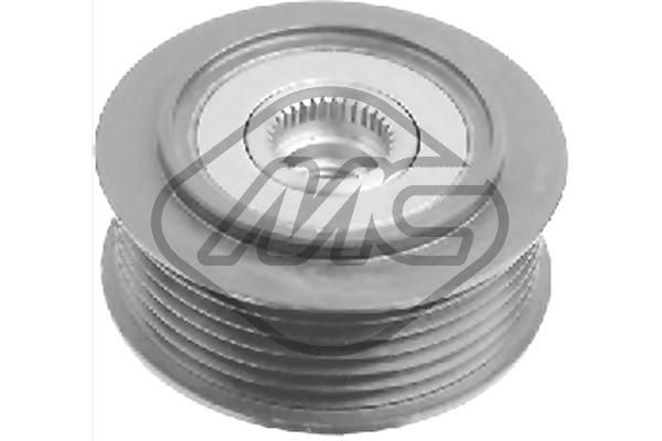 Шкив генератора Volvo S60/V70/XC70 160A/VW T4 2.4D/2.5D/TDI 99-04_METALCAUCHO