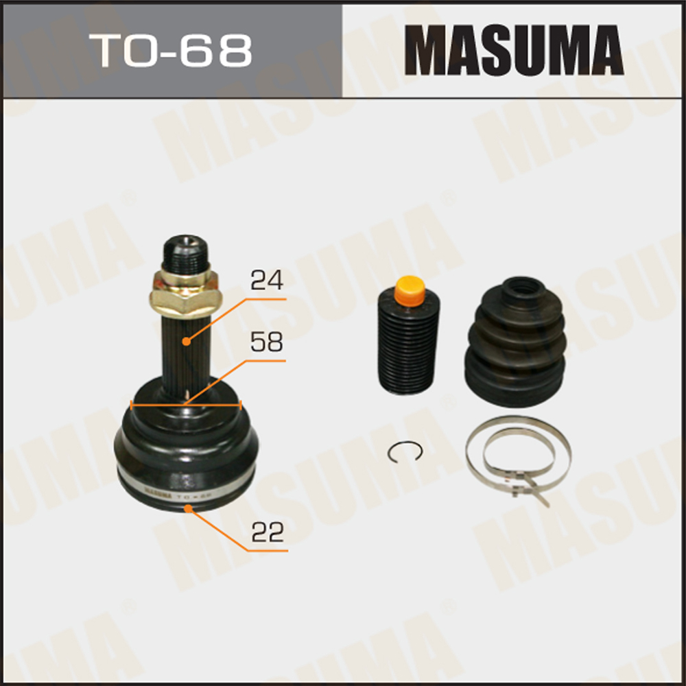 ШРУС Toyota Yaris / Vitz 99-, Platz 99- наружный Masuma