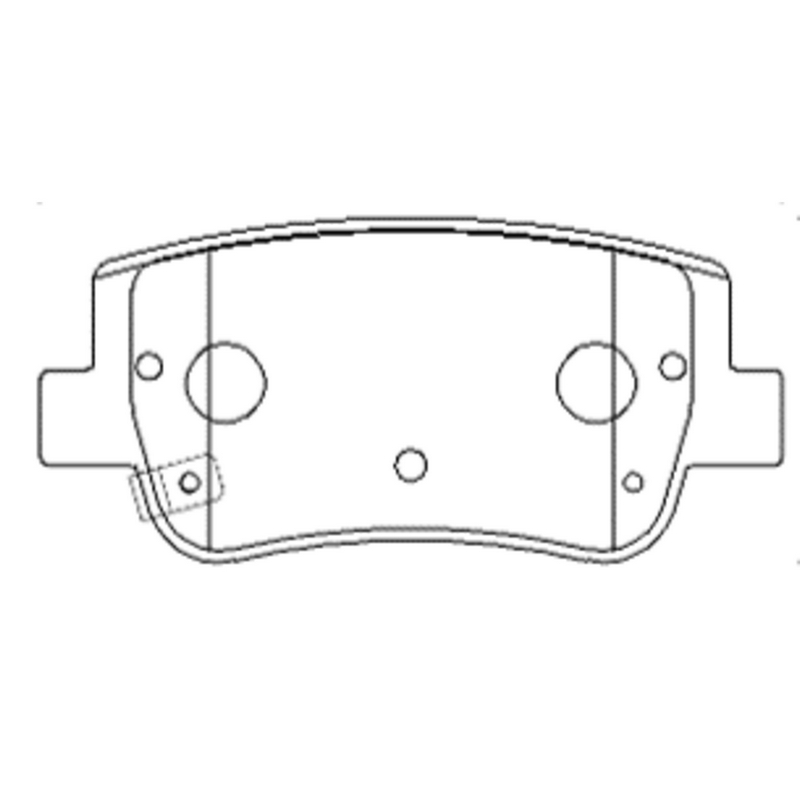Колодки тормозные KIA K8 2021- REAR AXLE