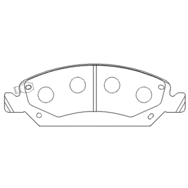 Колодки тормозные Cadillac Escalade 06-; Chevrolet Suburban (GMT 900) 07- передние дисковые \ CTR GK1526
