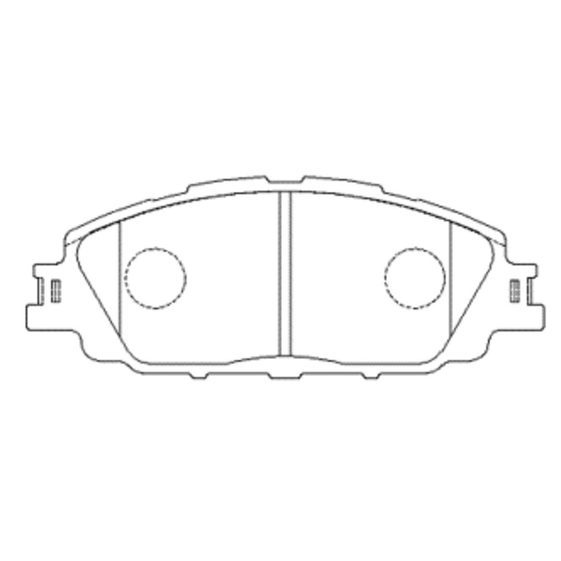 Колодки тормозные Toyota Corolla 18-, Yaris 20-, Prius 23- передние \ CTR GK1528