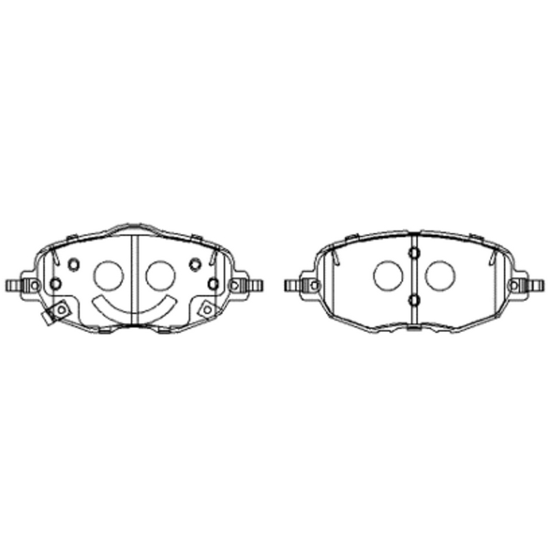 Колодки тормозные Changan UNI-V 22- передние \ CTR GK1534