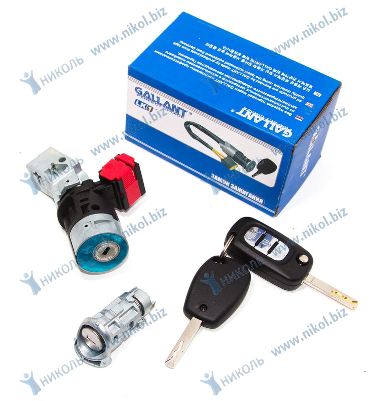 Замок зажигания LADA VESTA, X-RAY с личинкой двери + 2 ключа Gallant 806012362R