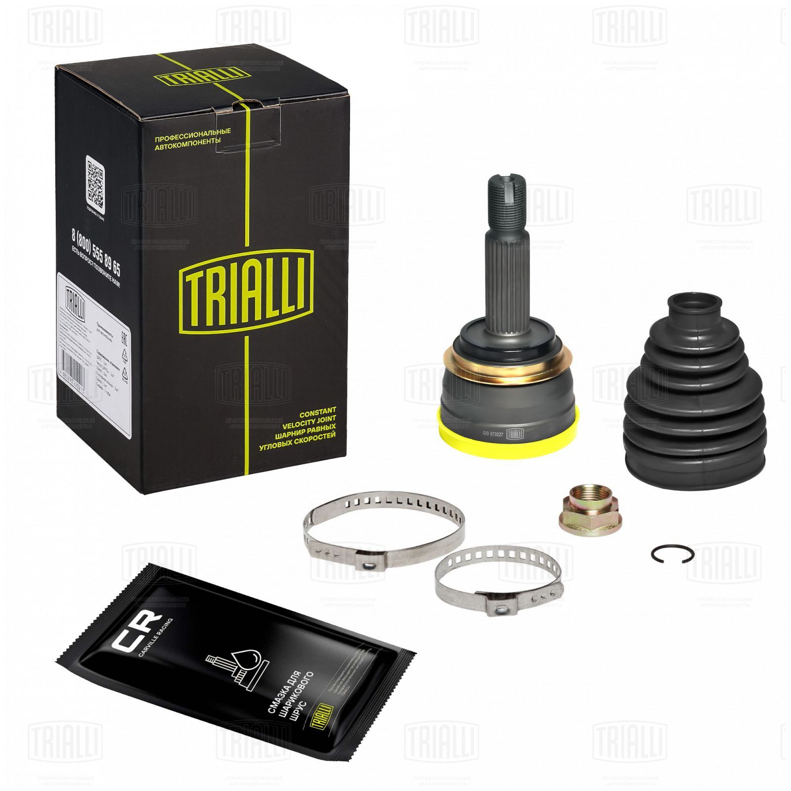 ШРУС Hyundai Solaris10-; Kia Rio 11- наружный (без ABS) Trialli