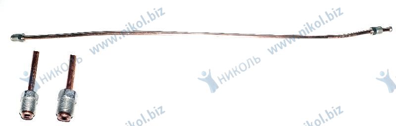 Трубка тормозная d=6мм медн штуцер М12*1 60 см OTIDO