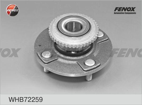 Ступица Nissan Almera (N16) 00-, Primera (P11) 96-02 задняя (+ABS) \ FENOX WHB72259