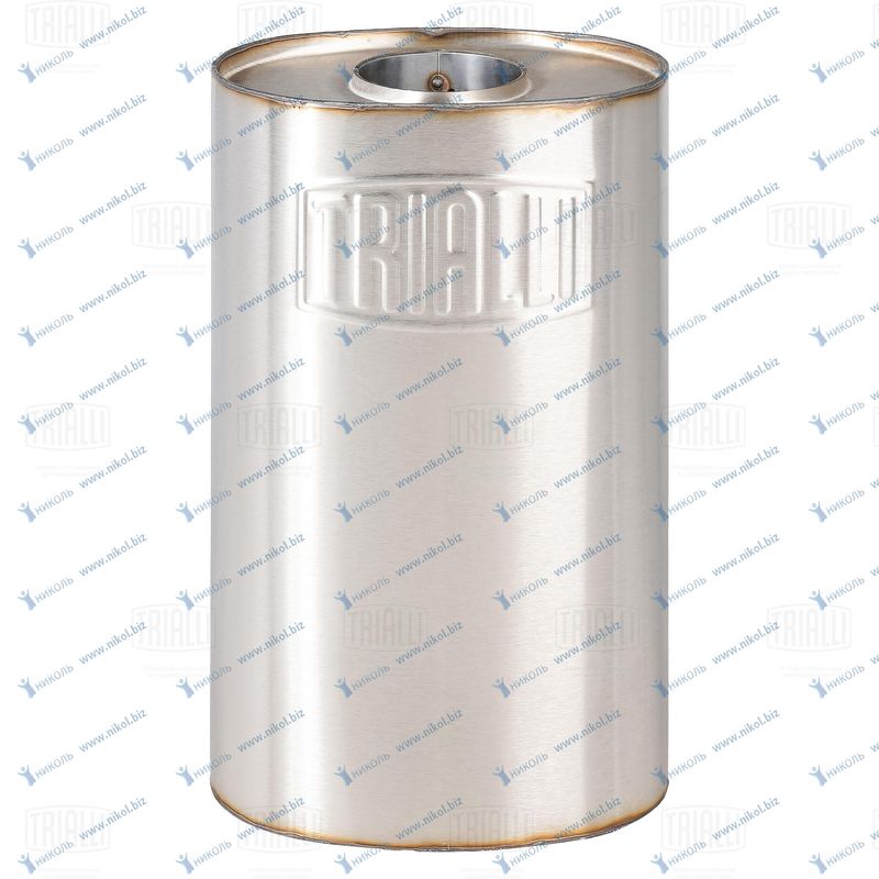 Глушитель универсальный овал 125*175, L300/63 нерж Trialli