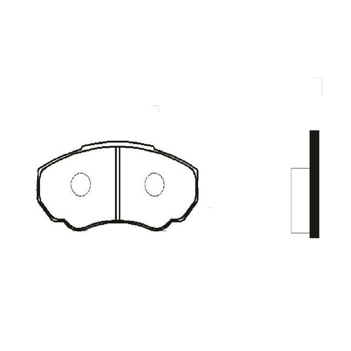 Колодки тормозные CITROEN Jumper 2002-2006, Relay 2002-; FIAT Ducato 1998-2003 ; PEUGEOT Boxer 1994-2006 пер. \ GK0892 (CKPU-35)