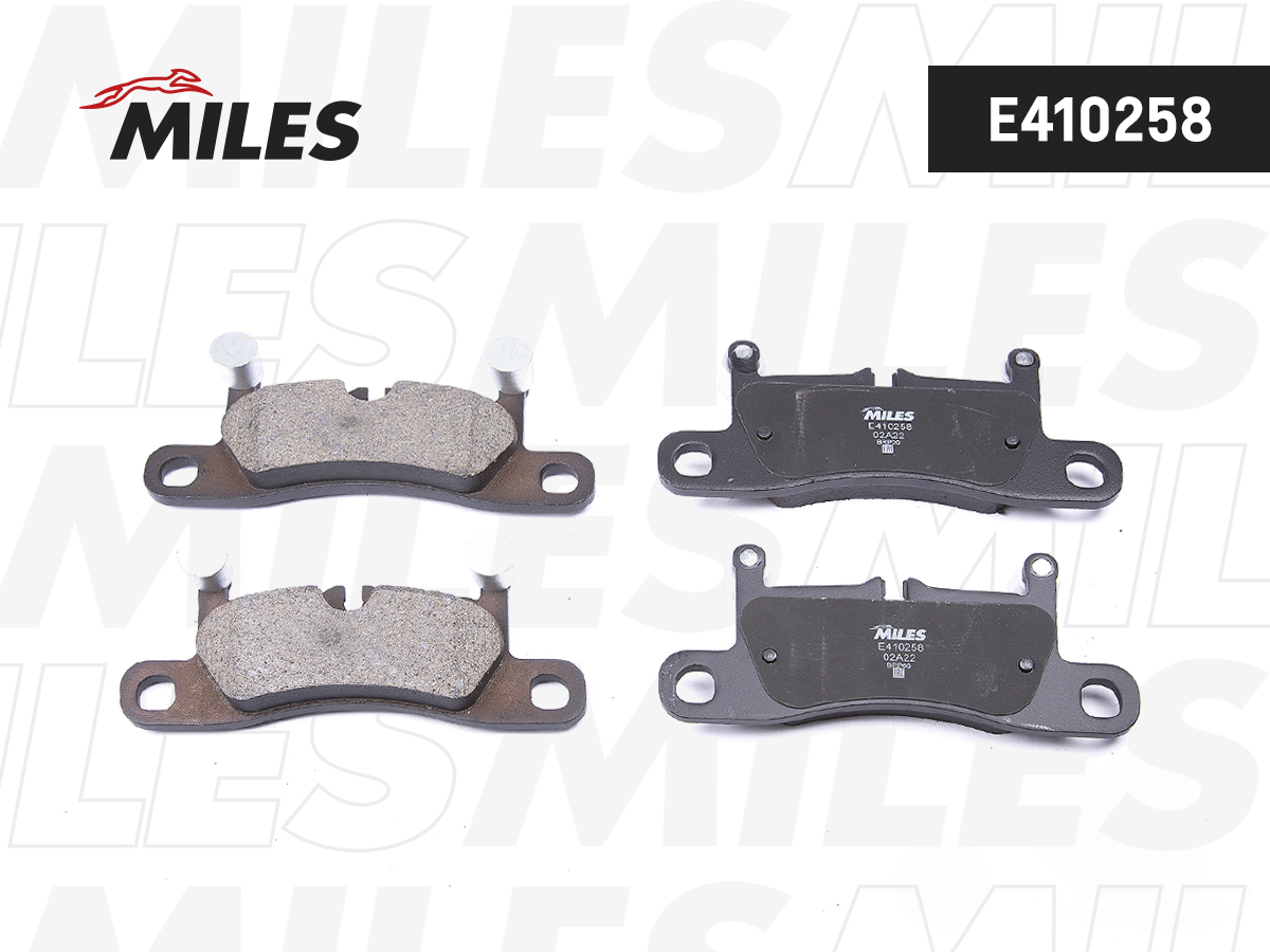 Колодки тормозные VAG Touareg 10-; Porsche Cayene 10- задние (Brembo) Miles Low-metallic